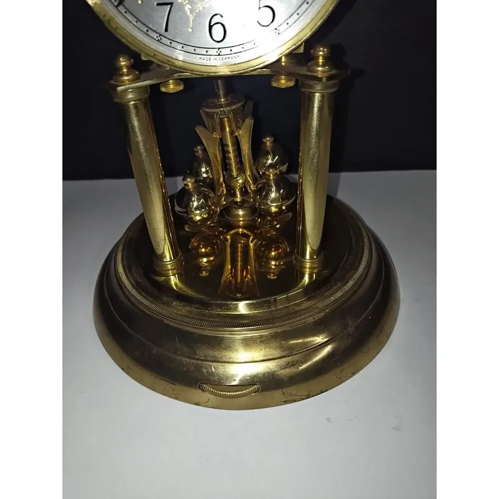 Vintage Aug. Schatz & So'hne #49 Made in Germany Anniversary Mantle Table Clock